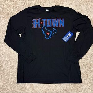 Houston Texans H-Town Long Sleeve Graphic Tee - Black